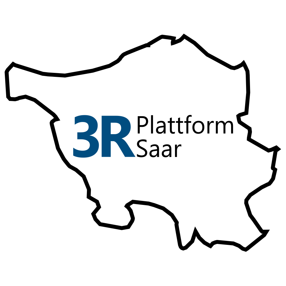 Logo der 3R-Plattform Saar